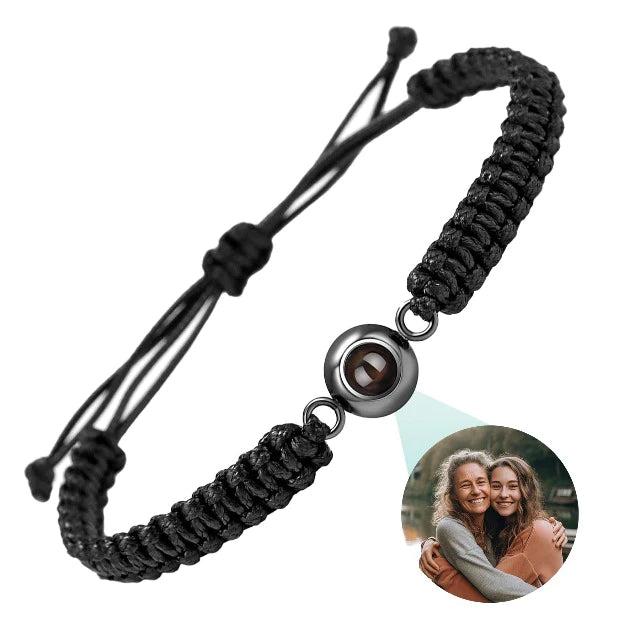 Cord of Connection 💙 Custom Photo Corded Bracelet